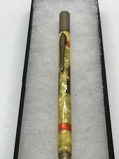 Vintage Yellow/Beige Celluloid Advertising Mechanical Pencil Indianapolis picture