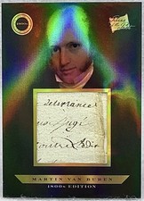 2024 Pieces Of The Past 1800s Martin Van Buren Handwritten Document Relic picture