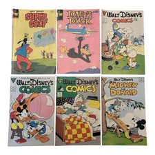 Vintage 1980-88 Walt Disney, Super Goof Comics Mixed Lot/6 Whitman & Gladstone picture