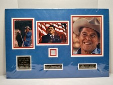 President Ronald Reagan Hair Strand Lock COA Reznikoff University Archives picture