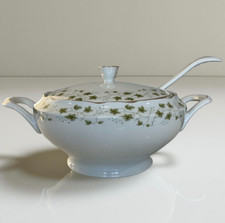 Soup Tureen w/ Ladle Diana Pattern by Favolina Karolina Poland - Great Condition picture