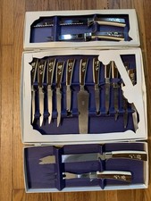 Sheffield English Blades Golden Prestige Stainless Steel Cutlery Knife Carving picture