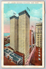 c1920s Adams Express Building New York Manhattan Post Card Co Antique Postcard picture