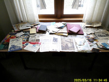 9 Lbs Vtg 1920s-70s Ephemera Scrap Recipes Photos Clippings Labels Pages Book picture