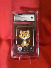 Veefriends Likeable Leopard RARE CGC 9 Series 2 Vee Friends TCG Card 490/500 picture