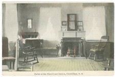 Fitzwilliam NH Parlor of Fitzwilliam Tavern Divided Back Postcard c. 1910 Unused picture