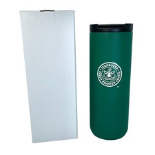 Starbucks 1971 Heritage Mermaid Stainless Steel Green Matte Tumbler 16 oz picture