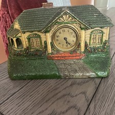 Vintage Bungalow Cottage House Clock Not Working picture