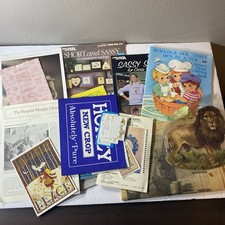 Vintage 1980s Ephemera Lot Cards Ads Newspaper Sheet Music Craft Paper Mix picture