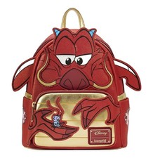 Mulan 25th Anniversary Mushu Glitter Cosplay Mini Backpack Loungefly picture