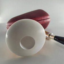 Smooth hand carved REPLACEMENT block meerschaum bowl for all Calabash Pipes picture