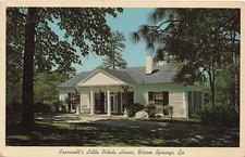 Postcard GA: Roosevelt's Little White House, Warm Springs, Georgia picture