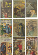 Vintage Nancy Drew Applewood Books Advertising Postcards Lot of 9 unposted picture