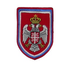 Sleeve patch of the Serbian Republic Army in Bosnia and Herzegovina without VRS picture