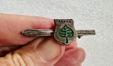 Vintage Aspen SKI AREA Travel Souvenir Skiing Lapel Hat Pin ~ Colorado picture
