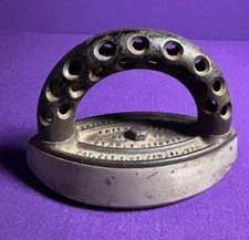 Antique Enterprise Mfg Co Star Polisher No. 77 Sad Iron 1877 Patent picture