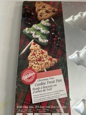 Wilton Christmas Tree Cookie Treat Pan, New, 6 Cavity picture