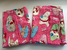Vintage Ren And Stimpy Pillowcases 2 Handmade Standard Size Pink picture
