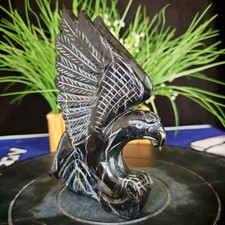 2.75LB Top natural crystal hand carved therapeutic artwork 1250g picture