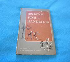 Vintage 1951 1958 Brownie Scout Handbook Hardcover Book picture