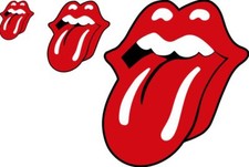 3 SIZES available | rolling stones lips tongue sticker rock/roll bumper laptop picture