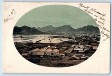 Guaymas Sonora Mexico Postcard Panoramic View of Mountains and Buildings 1907 picture