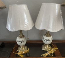 Set 2 Lenox Lighting by Quoizel Table Lamps 13” picture