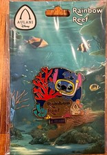Disney Aulani Rainbow Reef Stitch Snorkel Pin, 15 Year Exclusive Single picture