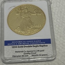 1033 Gold Double Eagle Replica picture