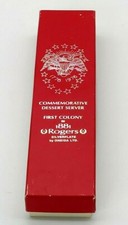 1776-1976 Rogers Silverplate Oneida Commemorative Dessert Pie Cake Eagle Server picture