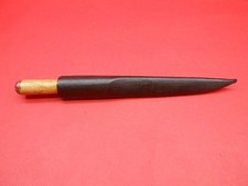 Original Antique Wootz Steel Single Piece Kard Knife Bone Handle With Sheath S57 picture