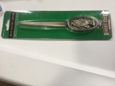 Rivers Edge bass letter opener handcrafted pewter design picture