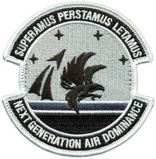 USAF NEXT GENERATION AIR DOMINANCE (F-22 & F-47) PATCH picture