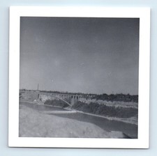 Old Vintage Square Photo RAINBOW INTERNATIONAL BRIDGE NIAGARA FALLS ONTARIO picture