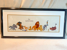 Disney's LION KING CAST OF CHARACTERS Limited Edition Cel BEAUTIFUL & Imperfect picture