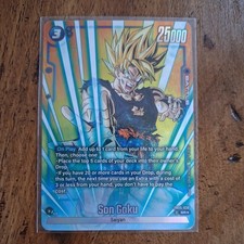 Dragon Ball Super Card Game Son Goku FB05-030 SR Holo Eng Alt Art picture
