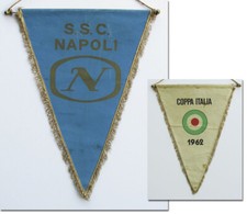 SSC Napoli Napoli match pennant match Pennant 1962 35x25 cm football football picture
