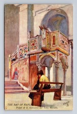 Pulpit of San Giovanni del Toro Cathedral Ravello Italy Tuck's Oilette Postcard picture