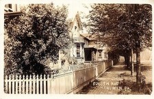 Fourth Street Hyndman PA Pennsylvania RPPC Photo Postcard COPY picture