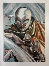 Avatar the Last Airbender Aang Sketch Card 1/1 by Kursat  Cetiner picture