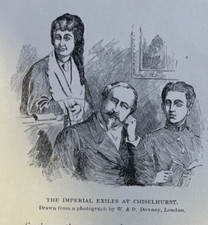 1892 Empress Eugenie in Exile picture