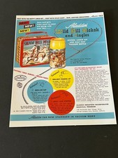 1955 Aladdin Wild Bill Hickok & Jingles School Luch Kit In store Display Sign- picture