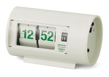 PENCO Desk Clock JF064 White Flip Clock Retro Design Japan picture
