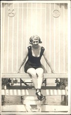 Ostende Bathing Beauty c1910 GREAT IMAGE Real Photo Postcard bhn #2 picture