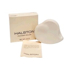 Vintage Halston Elsa Perreti Heart Design Pink-3 Powder Rouge 0.14oz SEE DESCRIP picture