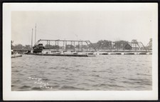 Canada HASTINGS Ontario 1930s Bridge. Real Photo Postcard by Whelan picture