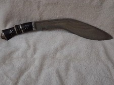 Vintage Gurkha Kukri Lions Head 18/1900 Century 12.5 Inch Wood Handle picture