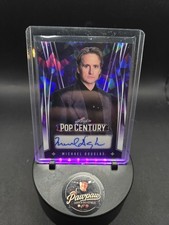 Michael Douglas 2025 Leaf Pop Century Autograph 1/1 Black Crystal Auto picture