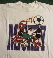 Vintage 90s Mickey Mouse Umbro Shirt Disney Soccer World Cup 2026 USA VERY RARE picture