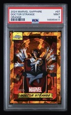 Doctor Strange - 2024 Topps Chrome Marvel Sapphire Edition Orange /25 PSA 9 #87 picture